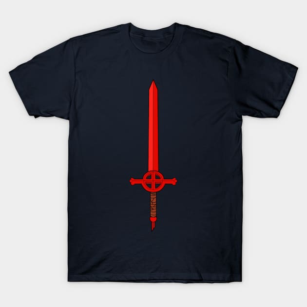 Blood Demon Sword T-Shirt by maplefoot